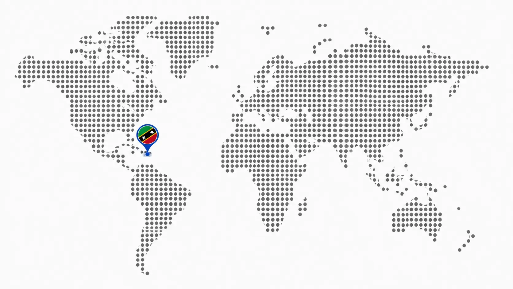 st. kitts & nevis map